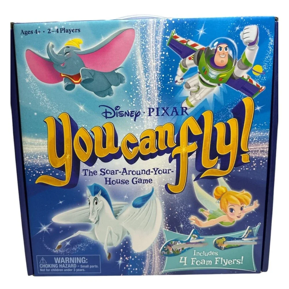 Disney PIXAR‎ You Can Fly! Board Game by Funko Games with Foam Flyers COMPLETE
